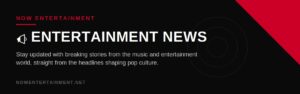 Now Entertainment Entertainment News subcategory banner with news icon