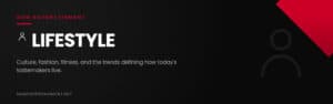 Now Entertainment Lifestyle category banner with person icon
