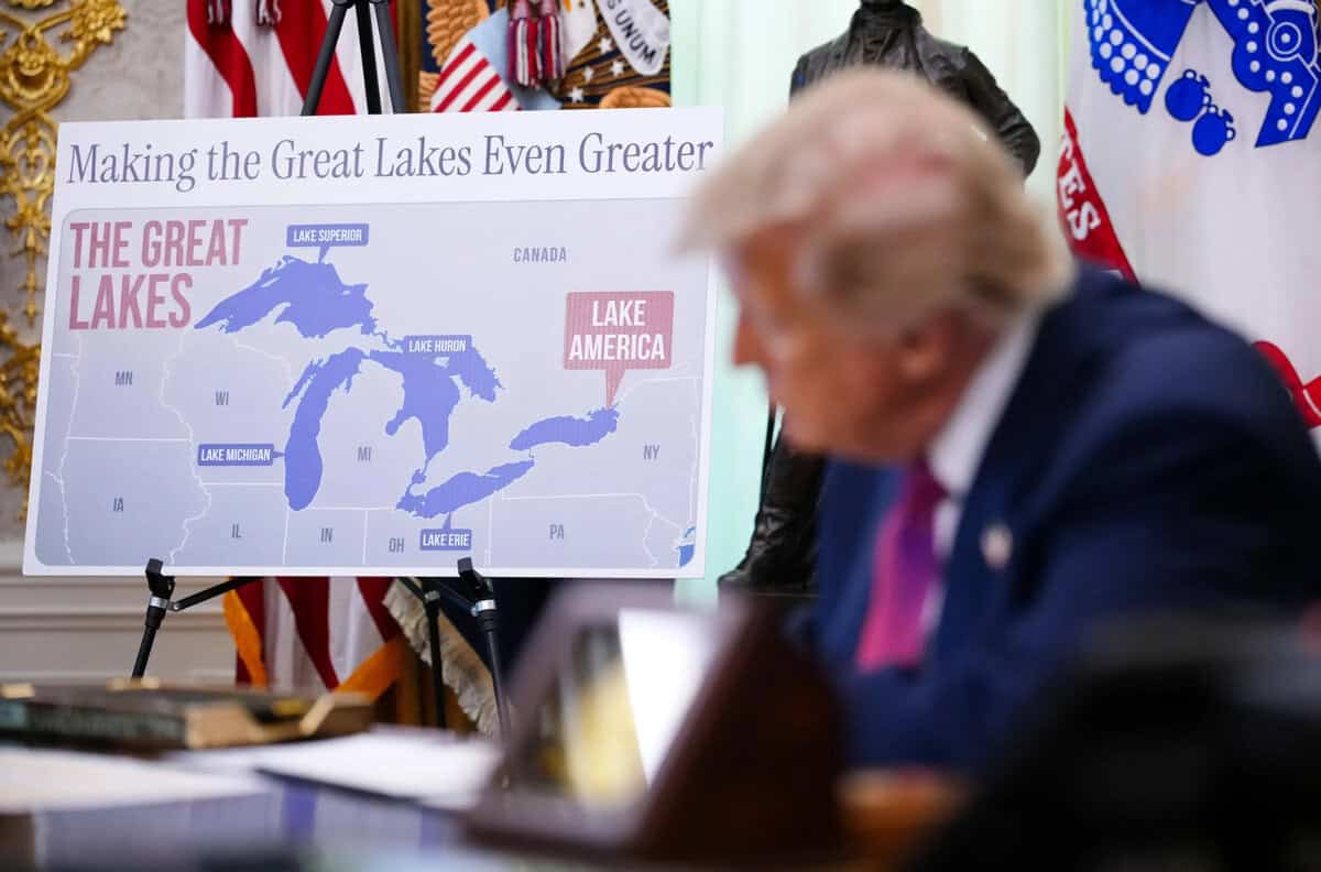 US-Canada Feud Persists as Trump Moves to Rename Lake Ontario to Lake America&nbsp;