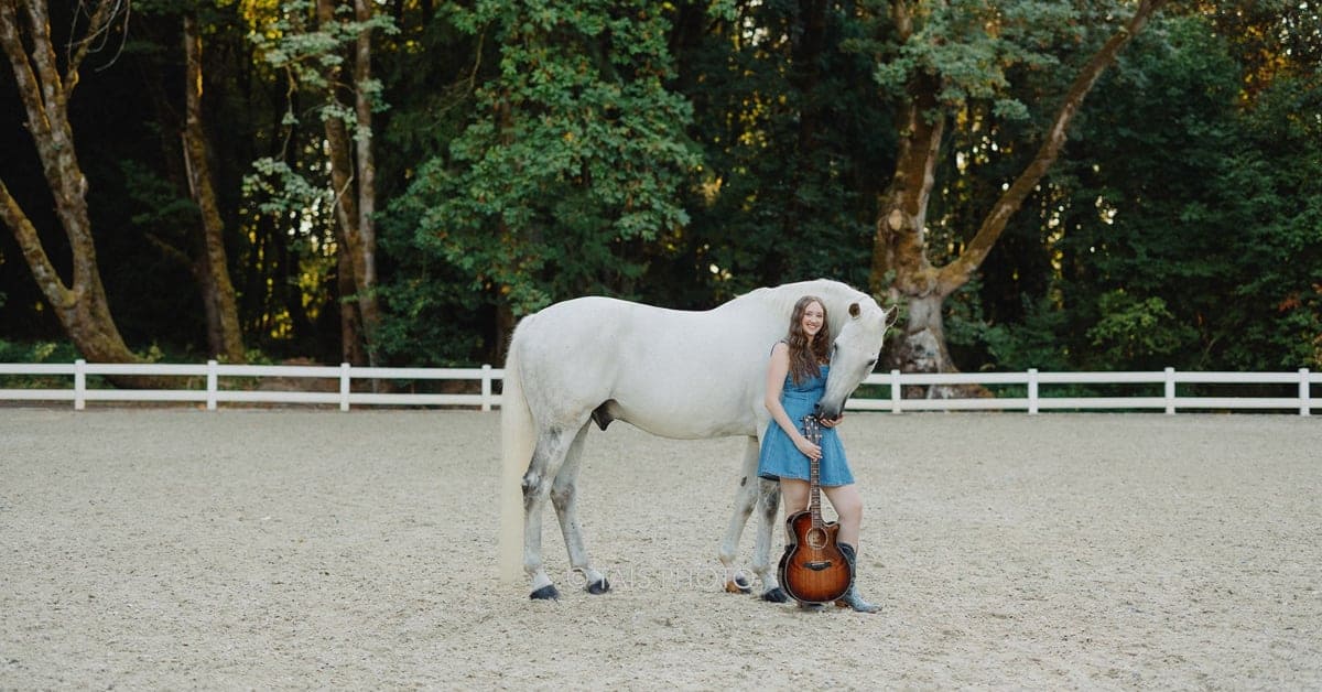 Gracie Boots with her horse Nemo